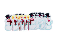 Naklejki świąteczne z filcu Bałwany FVX05 Brewis